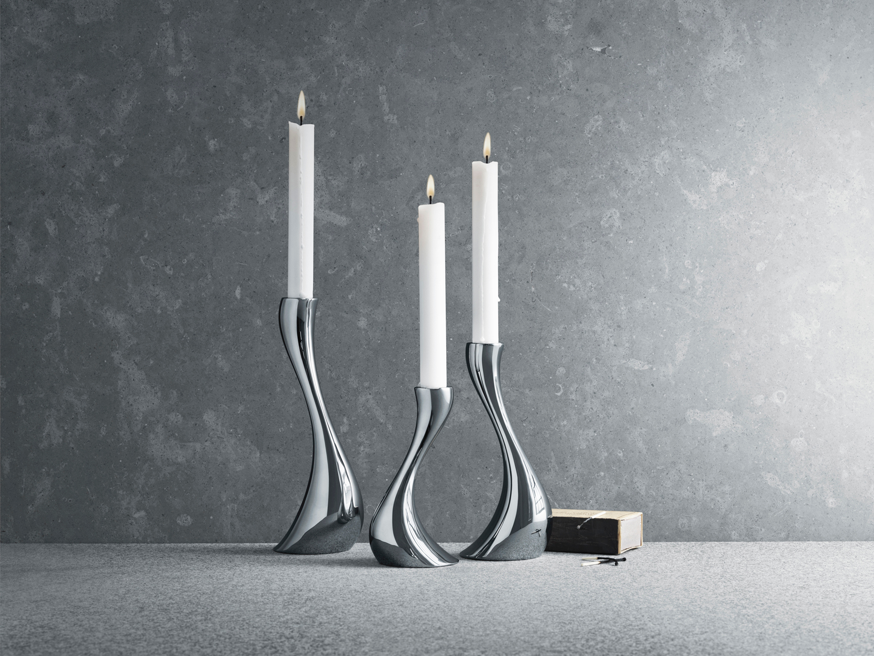 Cobra Kerzenhalter 3-er Set Georg Jensen | GEORG JENSEN 3586624